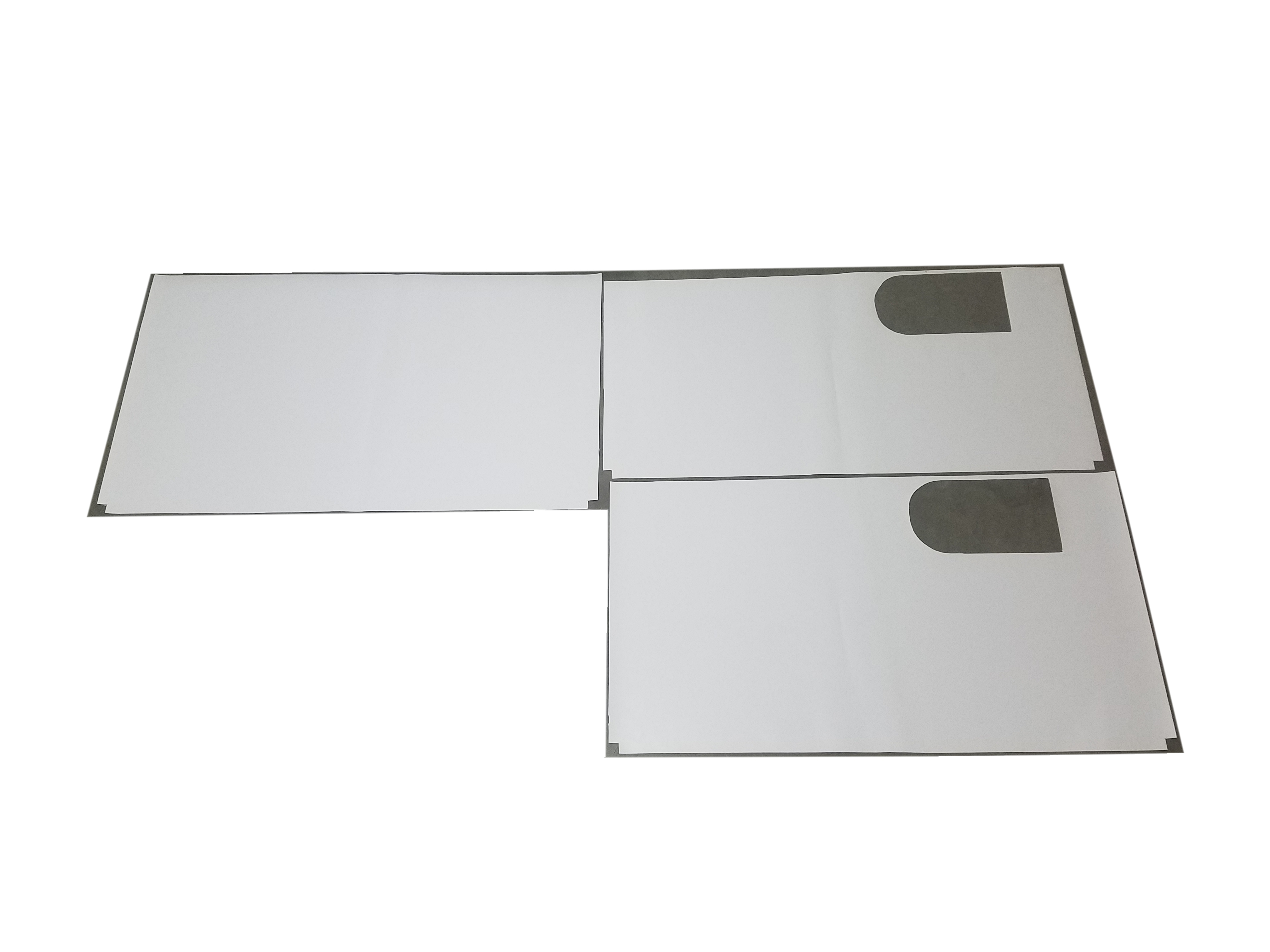 PVC-Auslage für Schweinchenhochhaus 3 Etagen