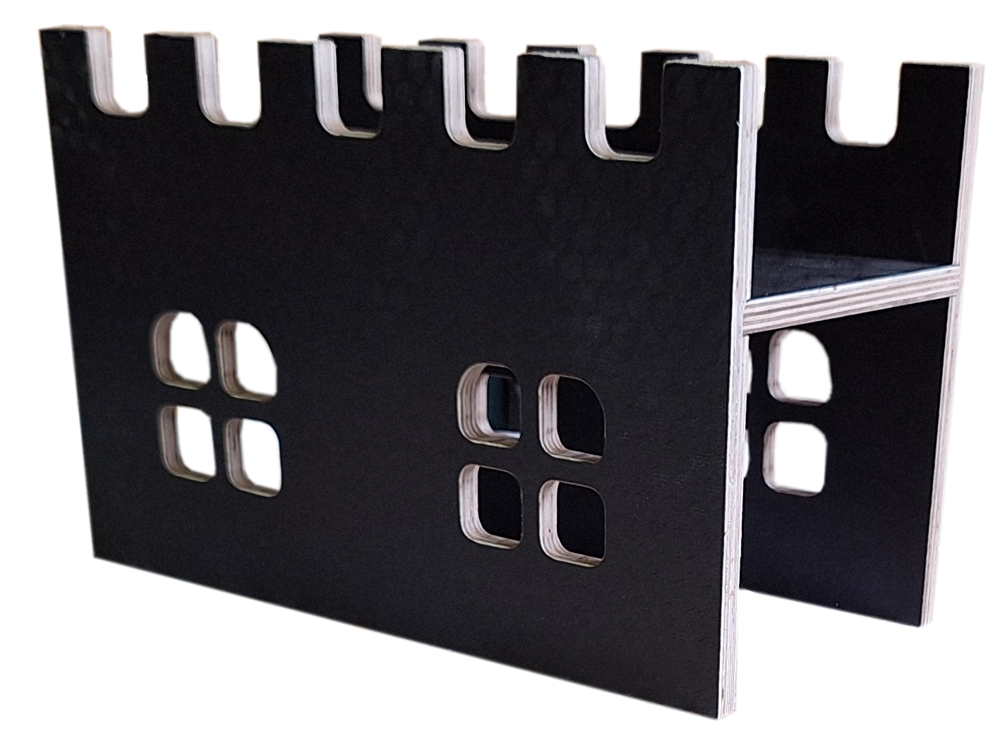 Wutzenburg Wehrgang mit Fenstern beidseitig wetterbeständig